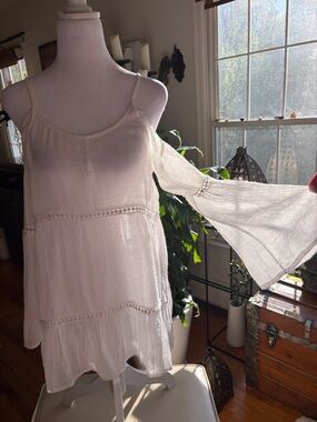 Haute Society Cream Lightweight Gauze Top